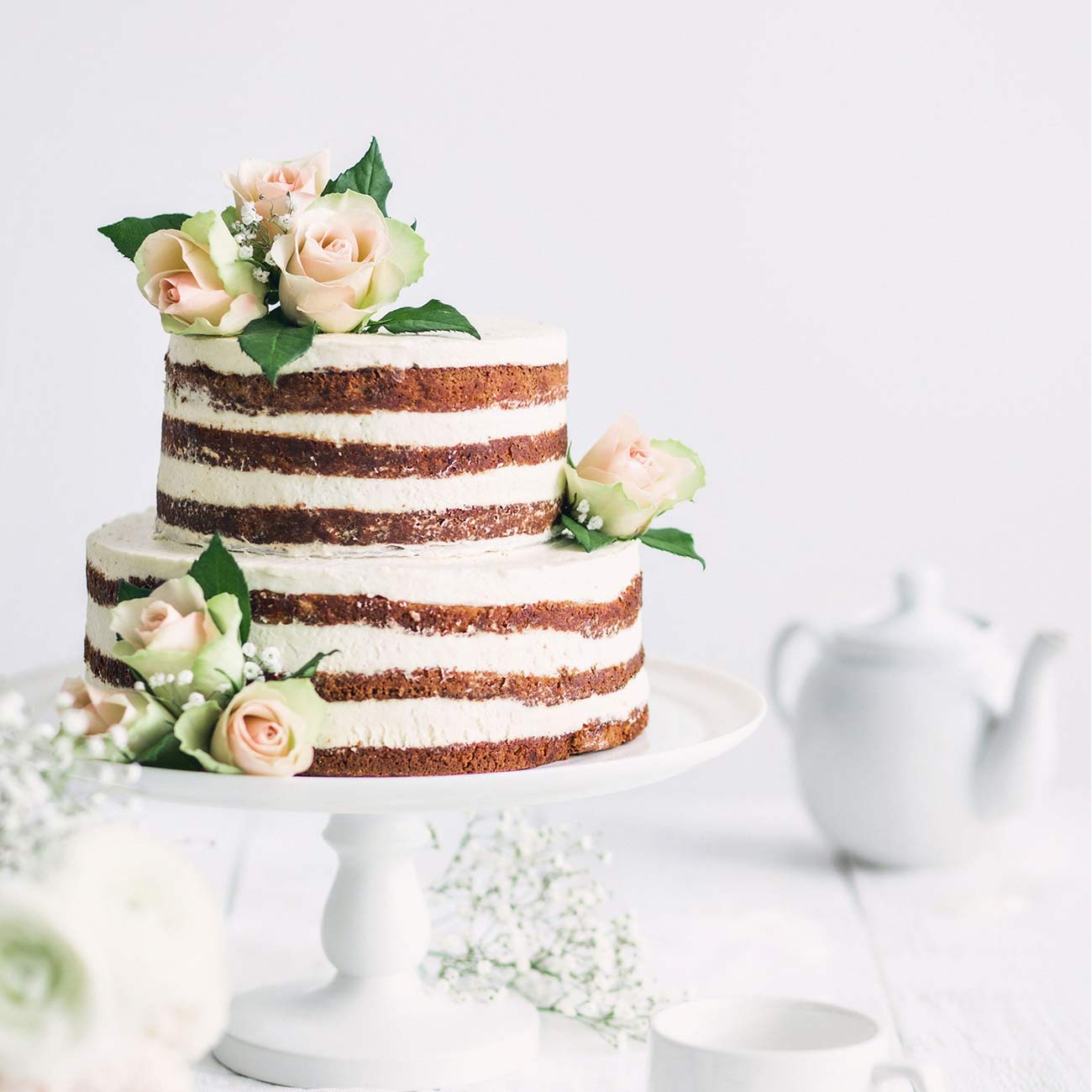 Naked Cake chic vintage